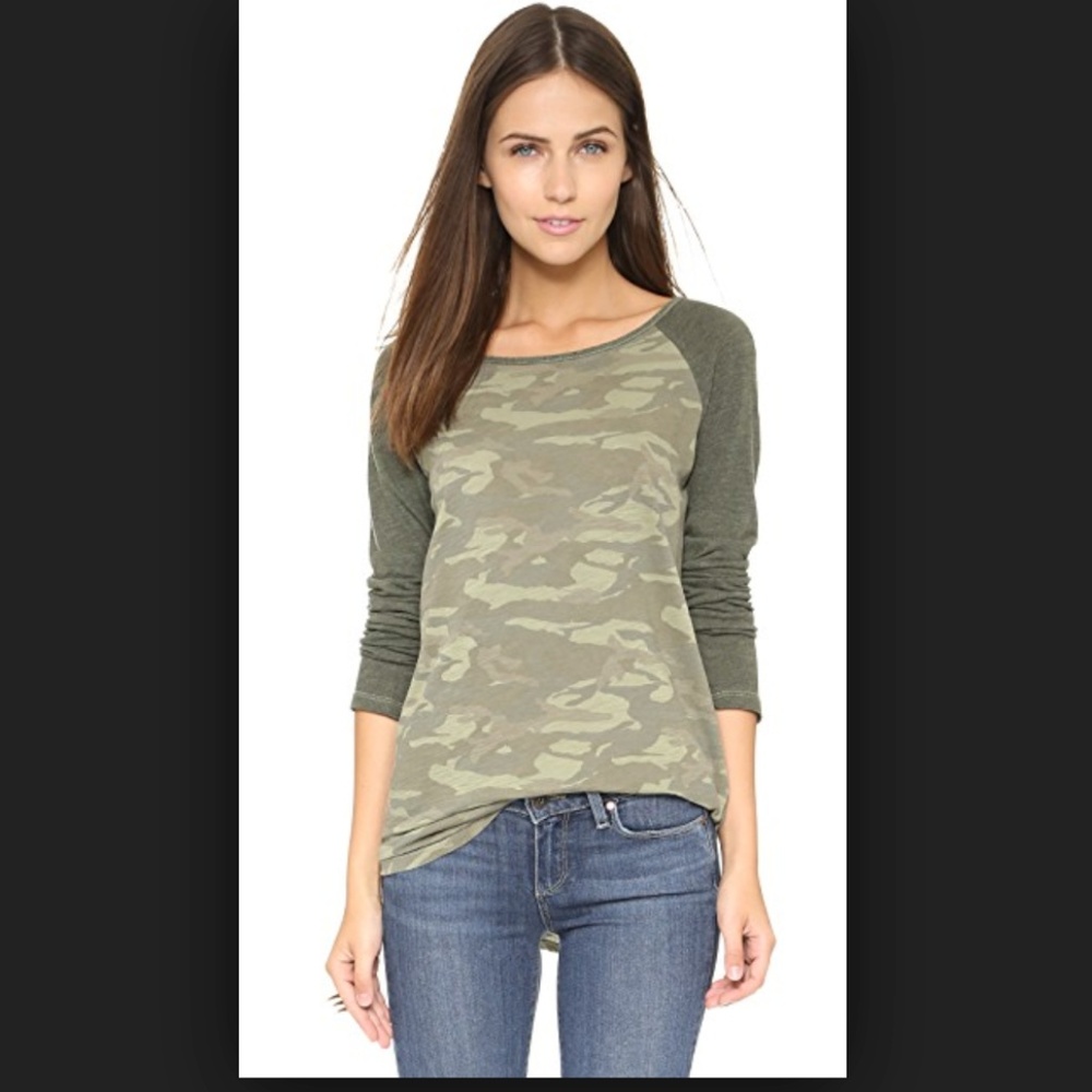 NWT Monrow Army tee